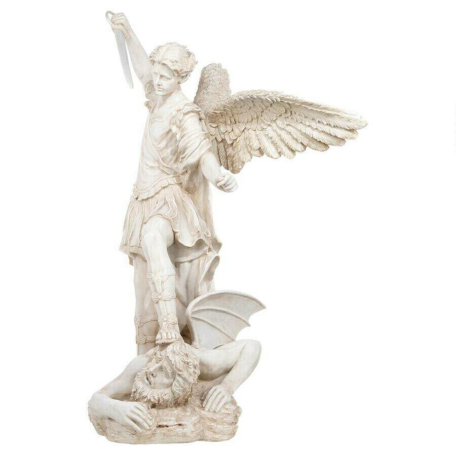 ALDO Décor>Artwork>Sculptures & Statues Archangel St. Michael Large Garden Statue by Artist Guido Reni