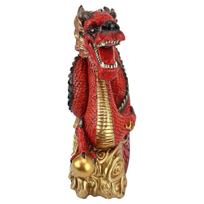 ALDO Décor>Artwork>Sculptures & Statues Asian Dragon Welcome Home Zen Garden Statue