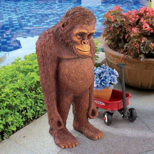 ALDO Décor>Artwork>Sculptures & Statues Bashful Orangutan  Zen Animal Garden Statue