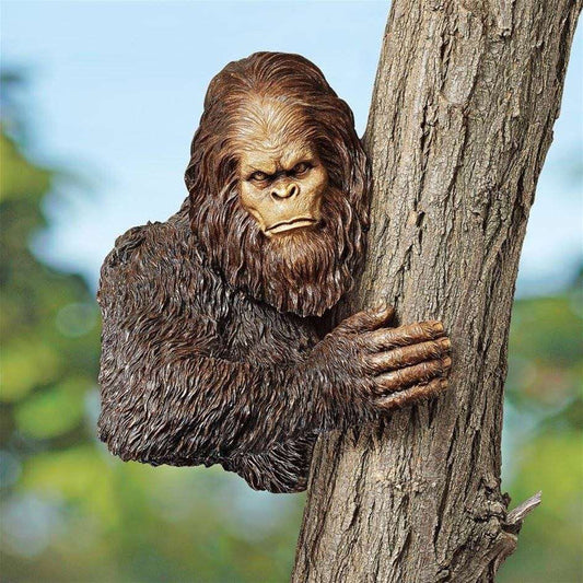 ALDO Décor>Artwork>Sculptures & Statues Bigfoot, the Bashful Yeti Tree Garden Sculpture