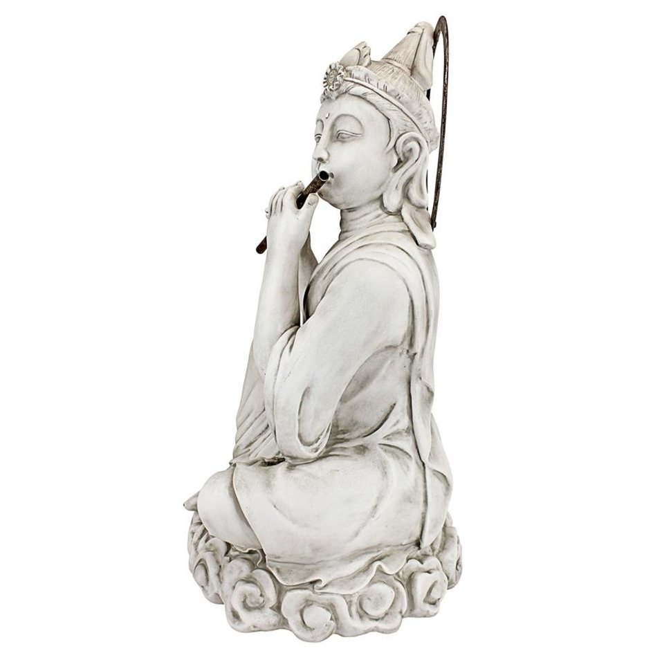 ALDO Décor>Artwork>Sculptures & Statues Buddha Plain Flute Asian Zen Garden Statue