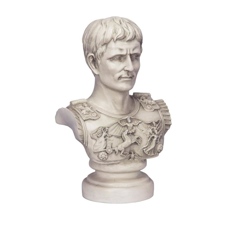 ALDO Décor>Artwork>Sculptures & Statues Caesar Augustus Primaporta  Statue Sculptural Bust