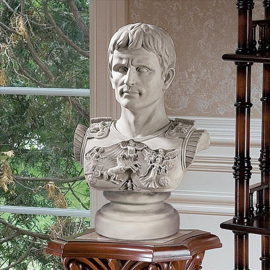 ALDO Décor>Artwork>Sculptures & Statues Caesar Augustus Primaporta  Statue Sculptural Bust