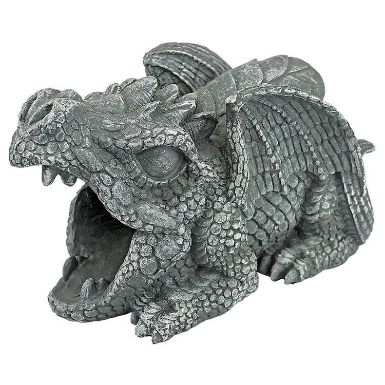 ALDO Décor>Artwork>Sculptures & Statues Dragon Gutter Guardian Downspout Statue