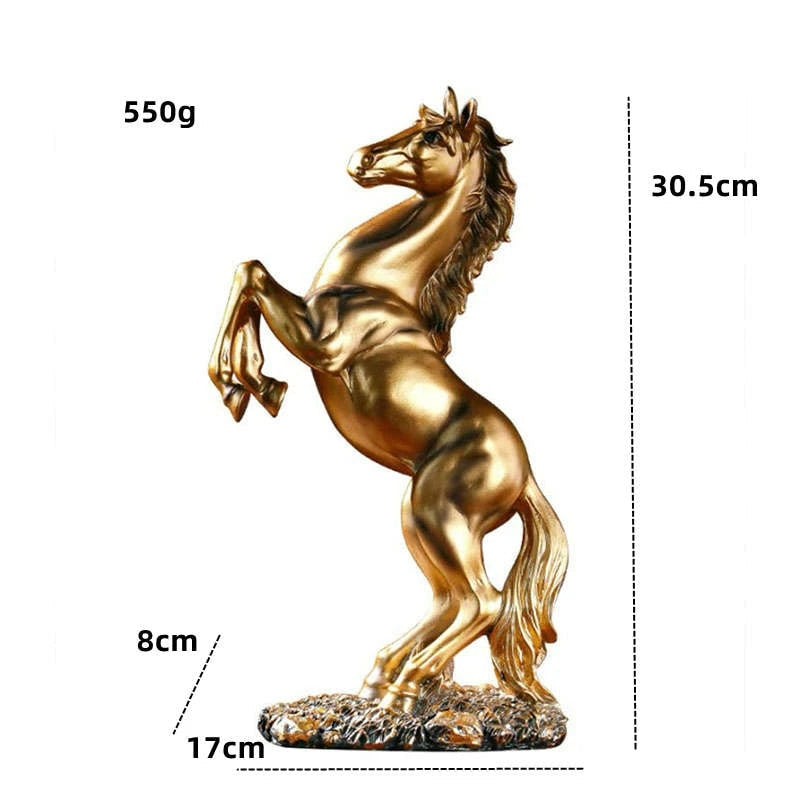 ALDO Décor>Artwork>Sculptures & Statues Grande Mustang Stallion Horse Large Desktop Sculpture  Statue