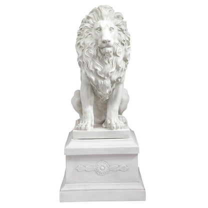 ALDO Décor>Artwork>Sculptures & Statues Great Lion of Florence Sentinel Garden Sculpture With Base