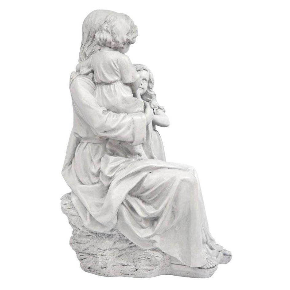 ALDO Décor>Artwork>Sculptures & Statues Jesus Christ Loves the Little Children Garden Sculpture By Artist Carlo Bronti
