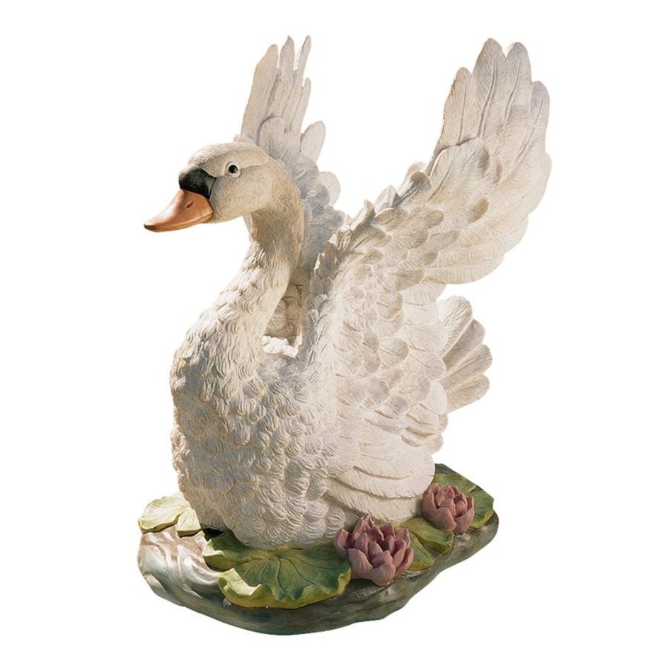ALDO Décor>Artwork>Sculptures & Statues Majestic of  Swan Lake Sculpture Garden Statue
