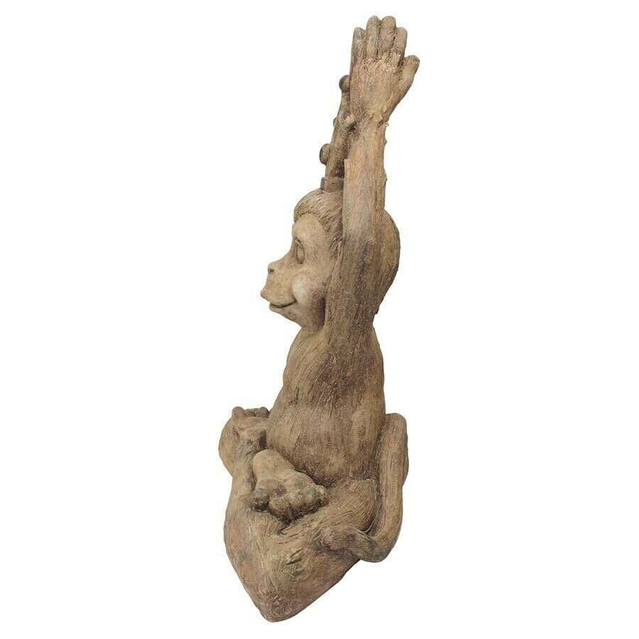 ALDO Décor>Artwork>Sculptures & Statues Monkey Mantra Zen Animal Garden Statue