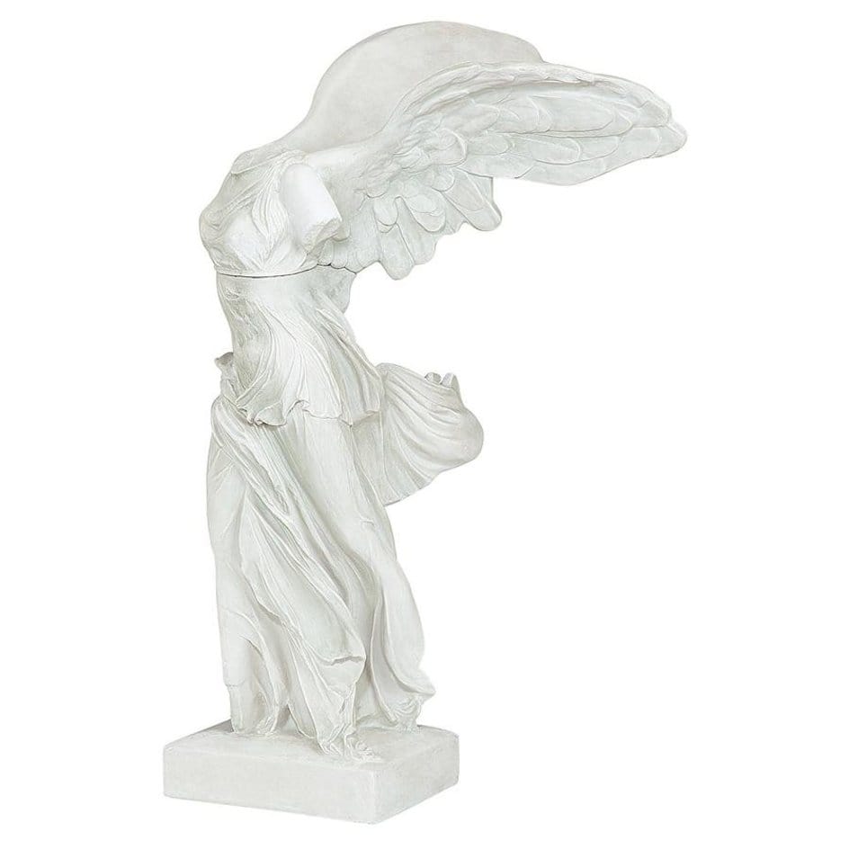 ALDO Décor>Artwork>Sculptures & Statues Nike Greek Winged Goddess of Victory Garden Statues By Artist Praxiteles in Louvre, Paris