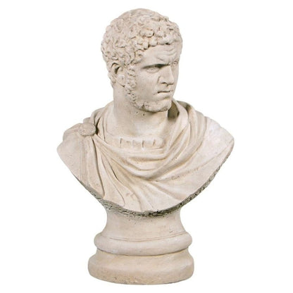 ALDO Décor>Artwork>Sculptures & Statues Roman Emperor Marcus Aurelius  Caracalla Sculptural Bust On Corinthian Pedestal