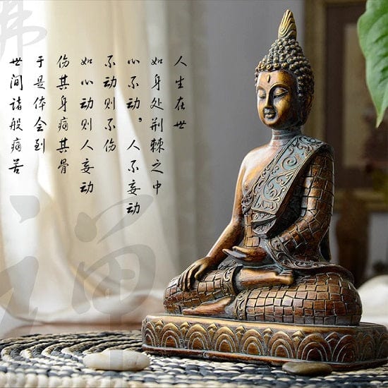 ALDO Décor>Artwork>Sculptures & Statues Siting Buddha Statues  Beautiful Being Home Decoration