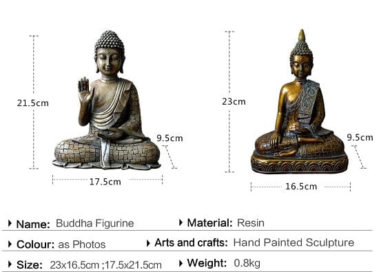 ALDO Décor>Artwork>Sculptures & Statues Siting Buddha Statues  Beautiful Being Home Decoration