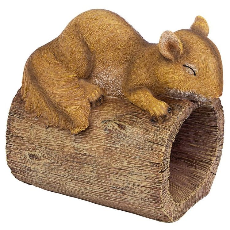 ALDO Décor>Artwork>Sculptures & Statues Squirrel Gutter Guardian Downspout Statue