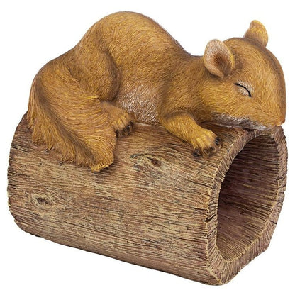 ALDO Décor>Artwork>Sculptures & Statues Squirrel Gutter Guardian Downspout Statue