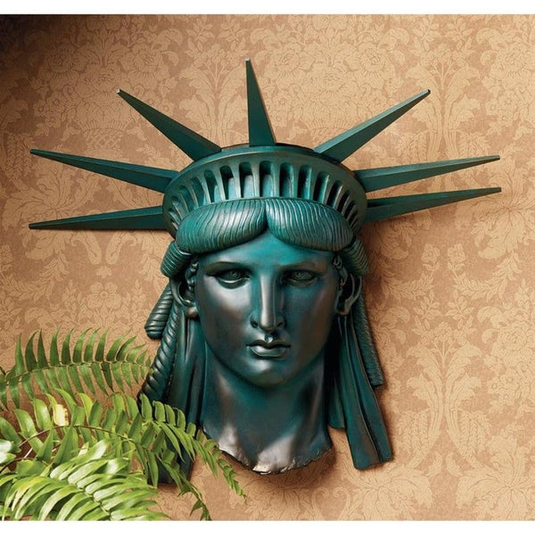 ALDO Decor > Artwork > Sculptures & Statues Statue of Liberty Wall Frieze Symbol of Freedom and Patriotism by Frederic-Auguste Bartholdi