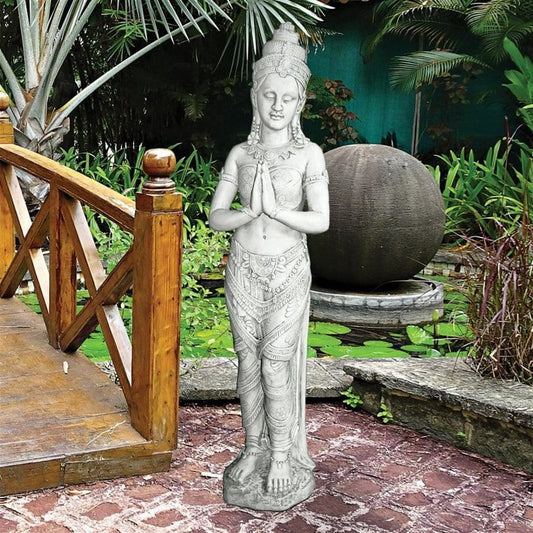 ALDO Décor>Artwork>Sculptures & Statues Thai Teppanom Beautiful Being  Large Asian  Buddhist Zen Garden Statue