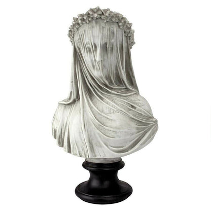 ALDO Décor>Artwork>Sculptures & Statues Veiled Maiden Sculptural Bust By Italian Artist Raph Monti