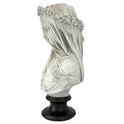 ALDO Décor>Artwork>Sculptures & Statues Veiled Maiden Sculptural Bust By Italian Artist Raph Monti