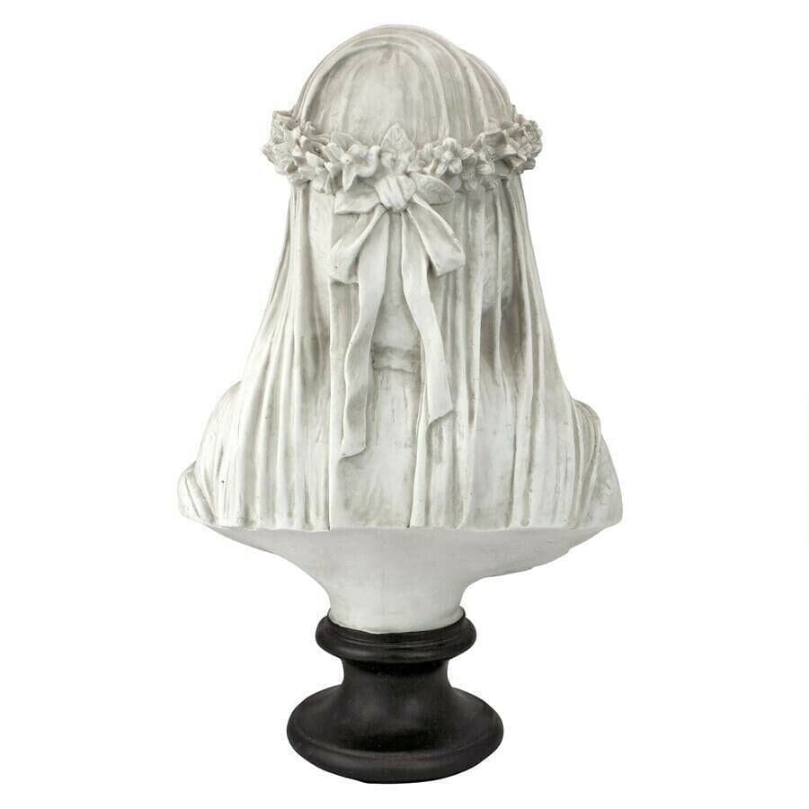 ALDO Décor>Artwork>Sculptures & Statues Veiled Maiden Sculptural Bust By Italian Artist Raph Monti