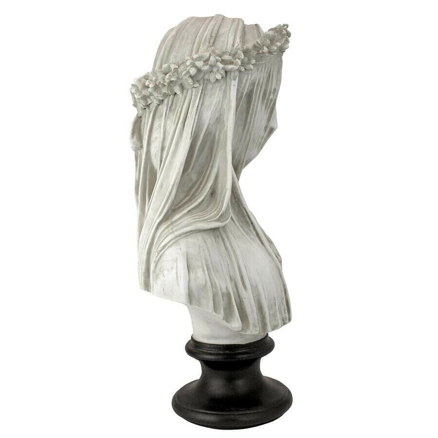 ALDO Décor>Artwork>Sculptures & Statues Veiled Maiden Sculptural Bust By Italian Artist Raph Monti
