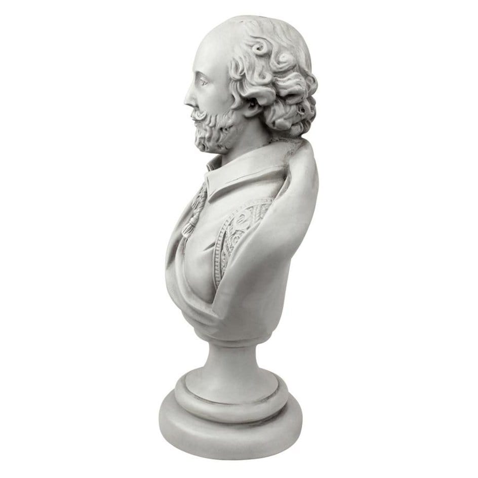 ALDO Décor>Artwork>Sculptures & Statues William Shakespeare Sculptural Bust by Artist Emile Guillemin
