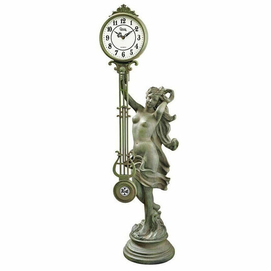 ALDO Decor > Clocks French Style Goddess of Time  Sculptural Pendulum Clock