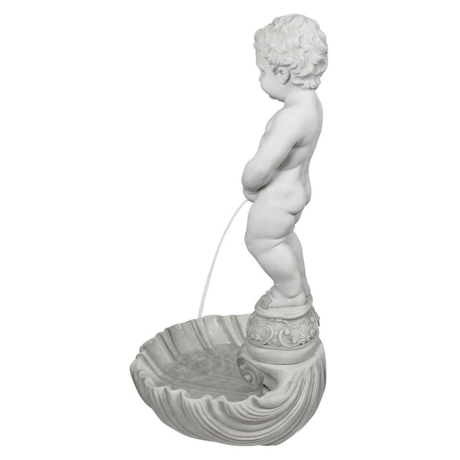 ALDO Decor > Fountains & Ponds Peeing Boy of Brussels Sculptural Garden Fountain With Pump