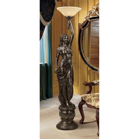 ALDO Décor>Lighting > Lamps Greek Goddess Hestia Large Handmade Sculptural Floor Lamp
