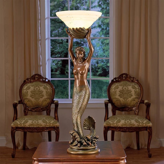 ALDO décor>Lighting > Lamps Mermaid Medium Handmade Sculptural Table Lamp