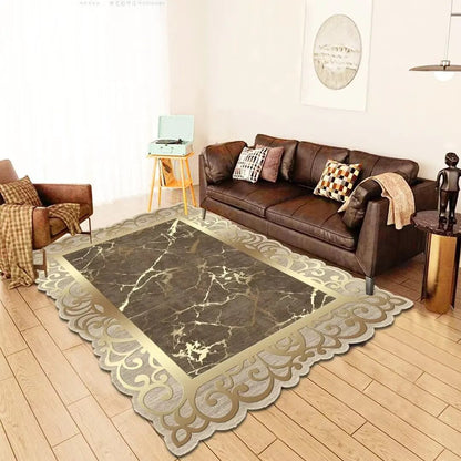 ALDO Decor > Rugs Alice Luxury Modetrn Ornament Carpet Non-Slip Floor Mat Rug Carpe