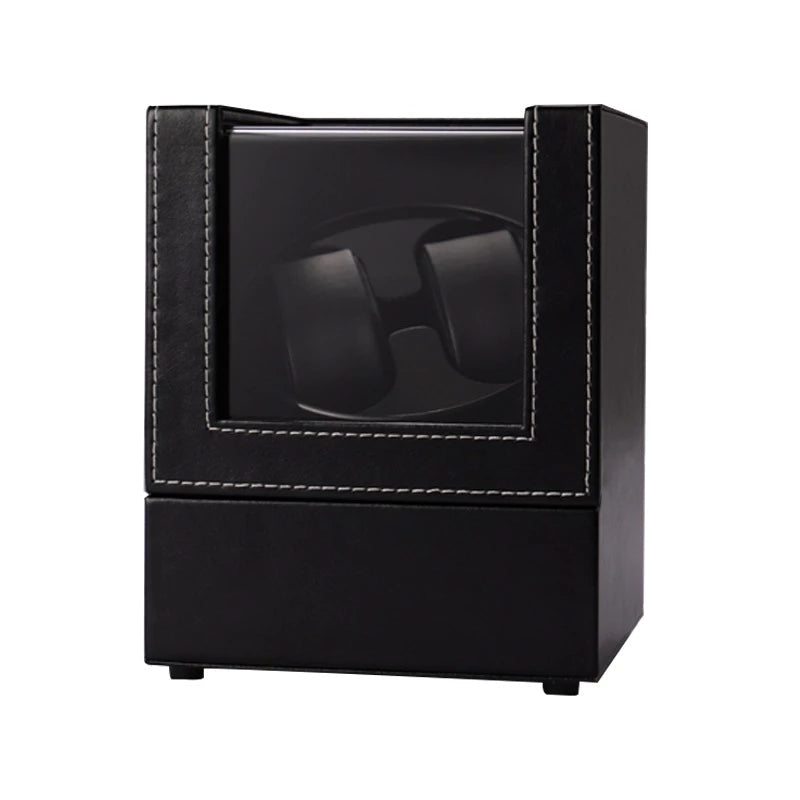 ALDO Décor > Watches Automatic Auto Rotating Double Watch Winder Handmade Display Box  USB-DC Operated