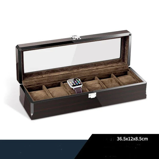 ALDO Décor > Watches Luxury Wood Piano Finished Watch Case Box Organizer
