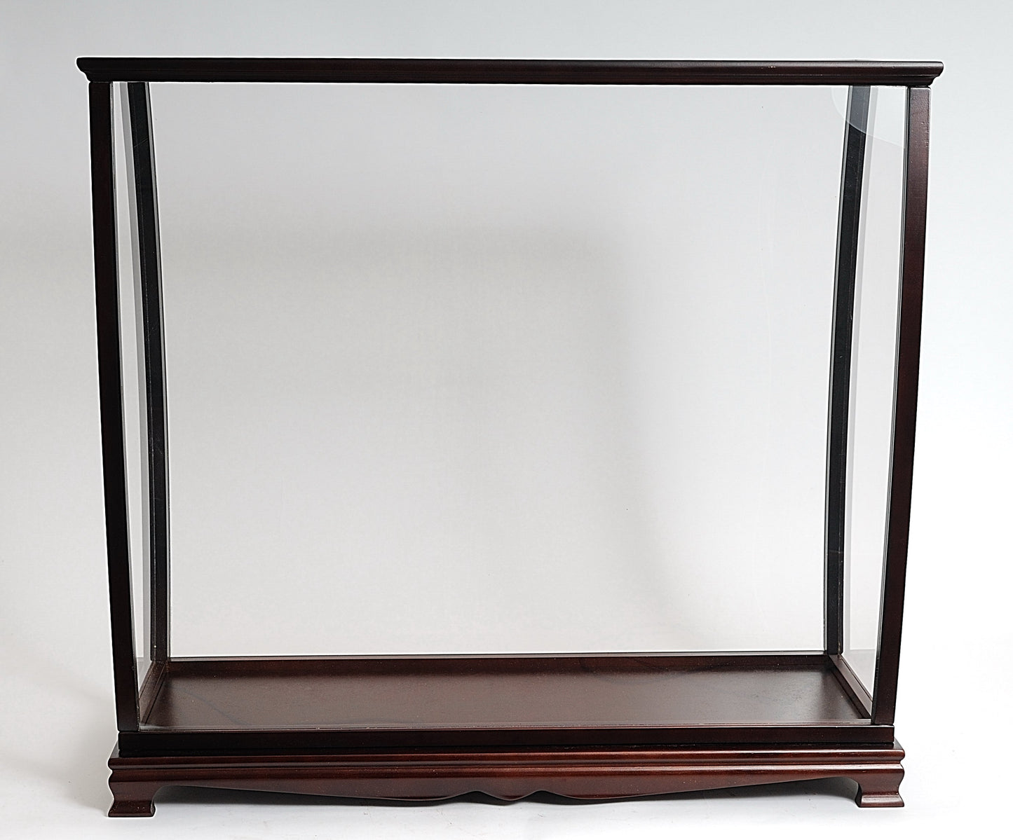 ALDO Entertainment>Retail> Display Cases Large Wood Display Case large Cabinet For Tall Ship Yacht Boat Models With Plexiglass Panels