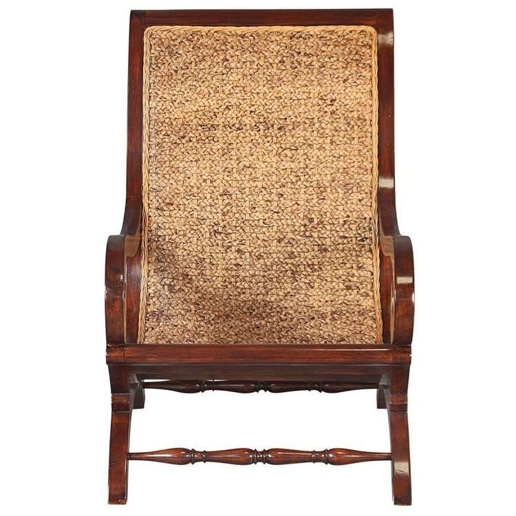 ALDO Furniture > Chairs > Arm Chairs British Colonies Plantation Handsome Mahogany Chair and Footstool
