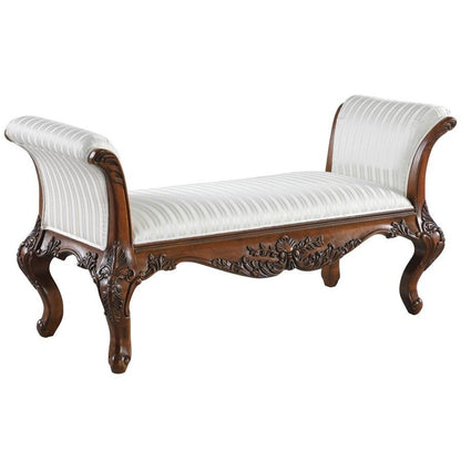 Aldo Furniture Home And Garden Decoration Décor Chair & Sofa 59"Wx24"Dx29"H / NEW / wood European Style Hand Carved Solid Mahogany Bench