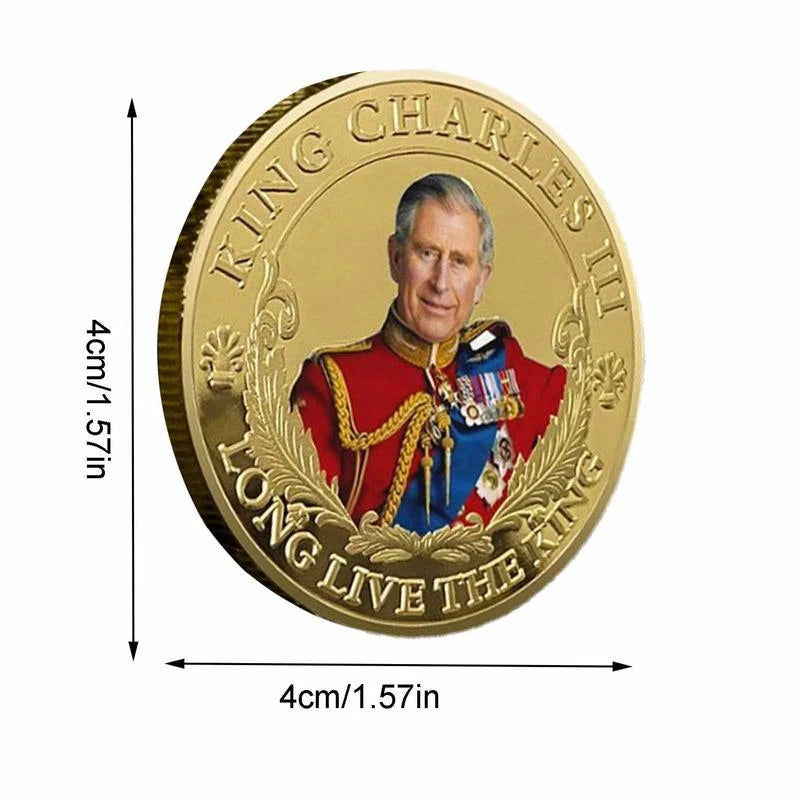 ALDO Hobbies & Creative Arts > Collectibles > Collectible Coins & Currency Legacy of King of United Kingdom Charles III Coronation Collectible Metal Commemorative Coin