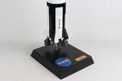 ALDO > Hobbies & Creative Arts> Collectibles> Scale Model 43.50" tall x 7.75" wide at base / New / wood NASA Saturn V Legendary Moon Rocket XLarge LSV  Wood  Model Spacecraft