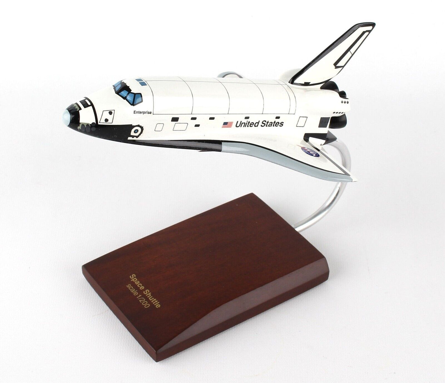ALDO Hobbies & Creative Arts> Collectibles> Scale Model 7.25" in length & has a 4.50" wingspan. / NEW NASA Space Shuttle Enterprise Orbiter Wood Model Space Craft