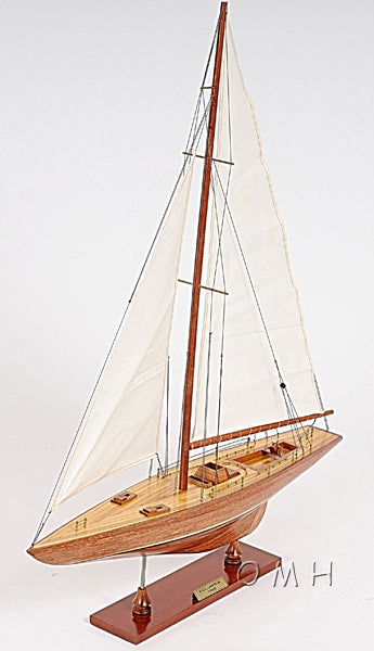 ALDO Hobbies & Creative Arts> Collectibles> Scale Model America's Cup Colombia J Class Classic Sailing Yacht Large Wood Model