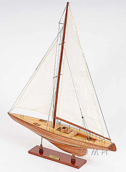 ALDO Hobbies & Creative Arts> Collectibles> Scale Model America's Cup Colombia J Class Classic Sailing Yacht Large Wood Model