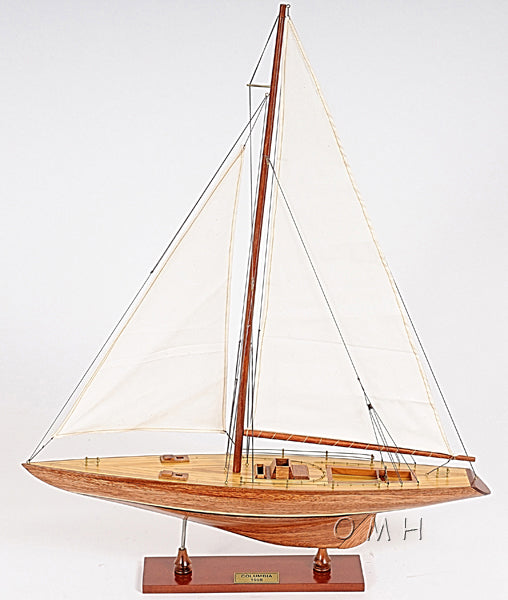 ALDO Hobbies & Creative Arts> Collectibles> Scale Model America's Cup Colombia J Class Classic Sailing Yacht Large Wood Model