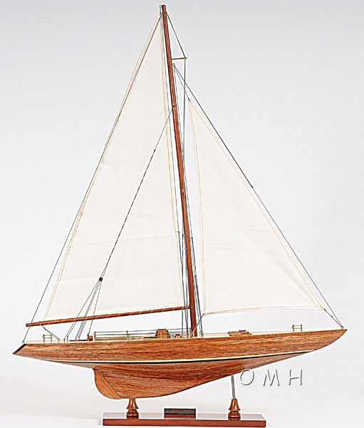 ALDO Hobbies & Creative Arts> Collectibles> Scale Model America's Cup Colombia J Class Classic Sailing Yacht Small Wood Model