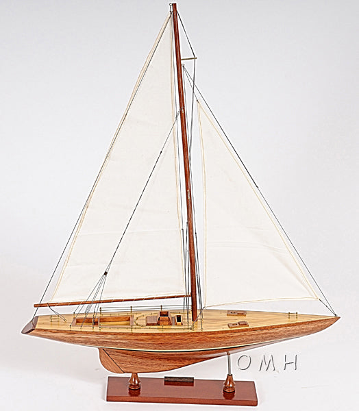 ALDO Hobbies & Creative Arts> Collectibles> Scale Model America's Cup Colombia J Class Classic Sailing Yacht Small Wood Model