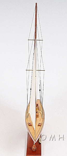 ALDO Hobbies & Creative Arts> Collectibles> Scale Model America's Cup Colombia J Class Classic Sailing Yacht Small Wood Model