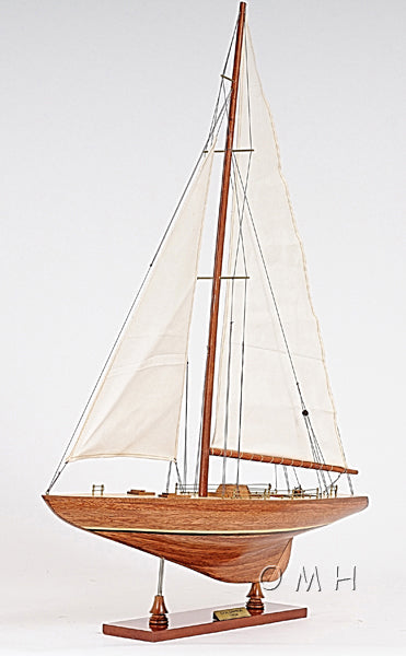 ALDO Hobbies & Creative Arts> Collectibles> Scale Model America's Cup Colombia J Class Classic Sailing Yacht Small Wood Model