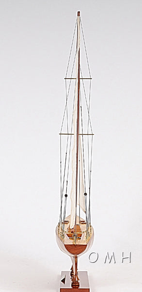 ALDO Hobbies & Creative Arts> Collectibles> Scale Model America's Cup Colombia J Class Classic Sailing Yacht Small Wood Model