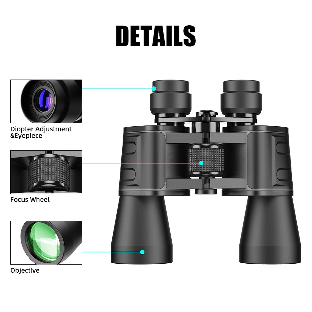 ALDO > Hobbies & Creative Arts> Collectibles> Scale Model APEXEL 7x50 HD High Power Professional Marine Prizme Waterproof Extreme All-Terrain Black Binocular