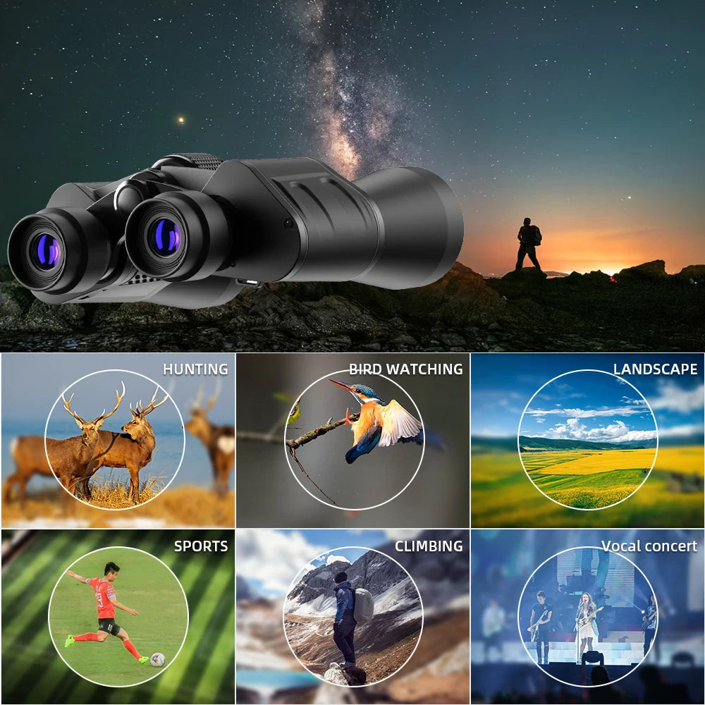 ALDO > Hobbies & Creative Arts> Collectibles> Scale Model APEXEL 7x50 HD High Power Professional Marine Prizme Waterproof Extreme All-Terrain Black Binocular