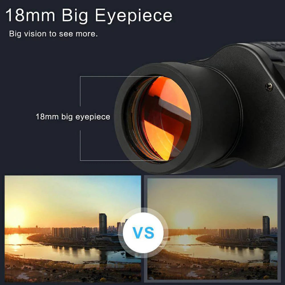 ALDO > Hobbies & Creative Arts> Collectibles> Scale Model APEXEL Professional Powerful Marine and Hunting Binoculars 60X60 Optics Telescope With Low Light Night Vision.